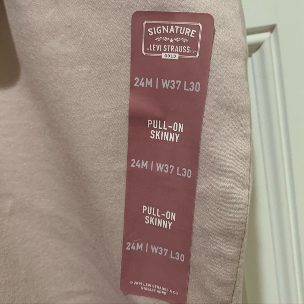Levi Strauss & Co. Signature Gold Label Pull-On Skinny Pants Tummy Shaping 24W - Picture 5 of 13